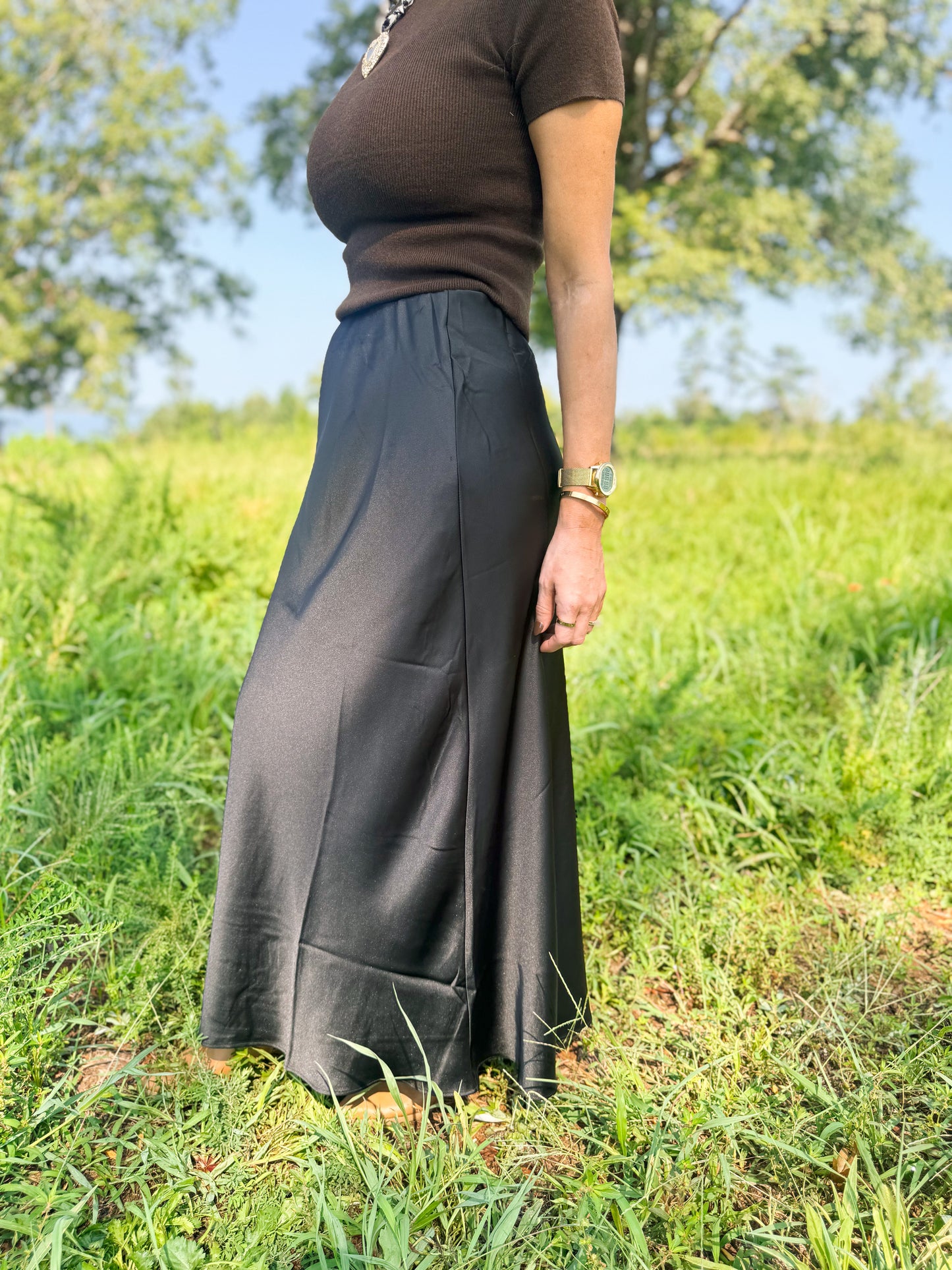 On The Town Maxi Skirt