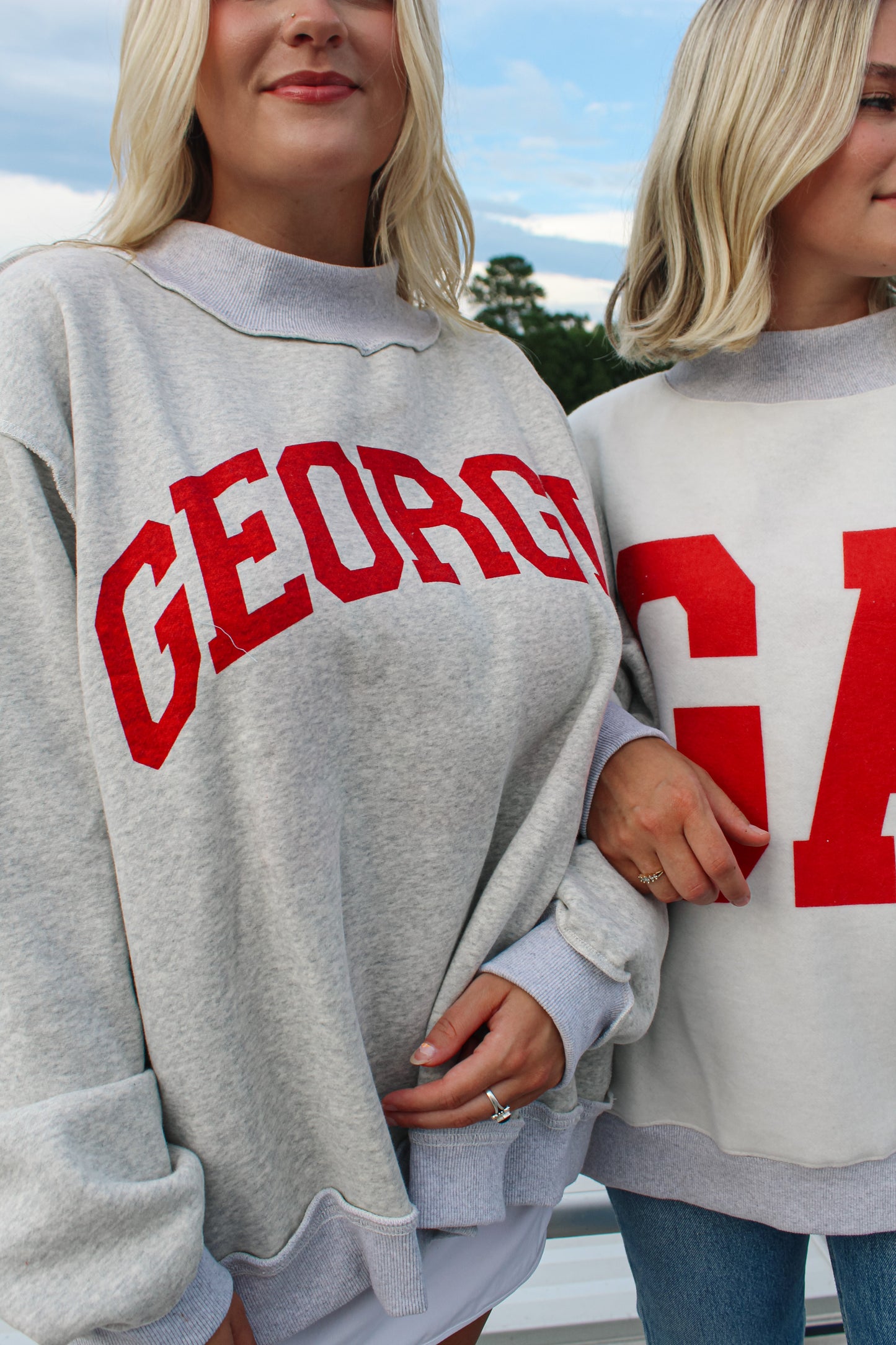 Georgia Reversible Crewneck
