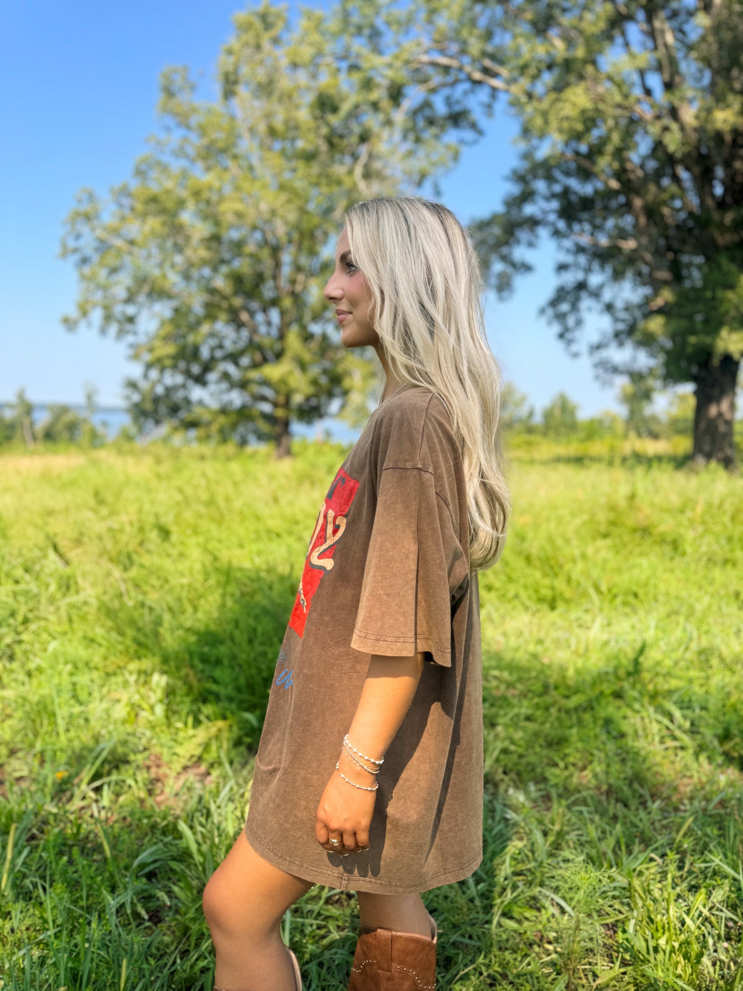 Ride ‘Em Cowboy Oversized Graphic Tee