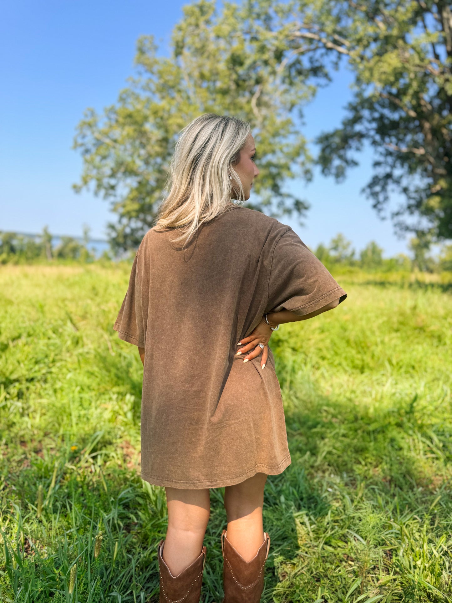 Ride ‘Em Cowboy Oversized Graphic Tee