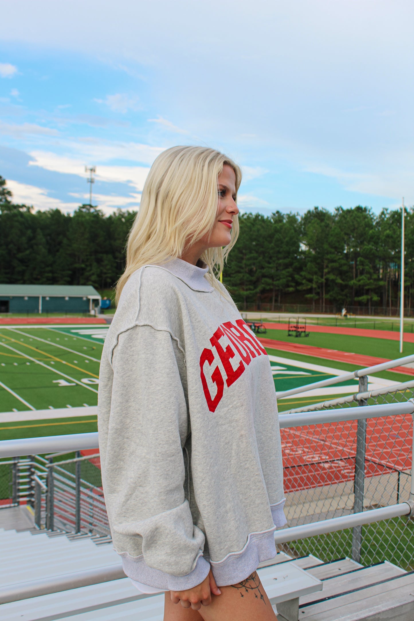 Georgia Reversible Crewneck