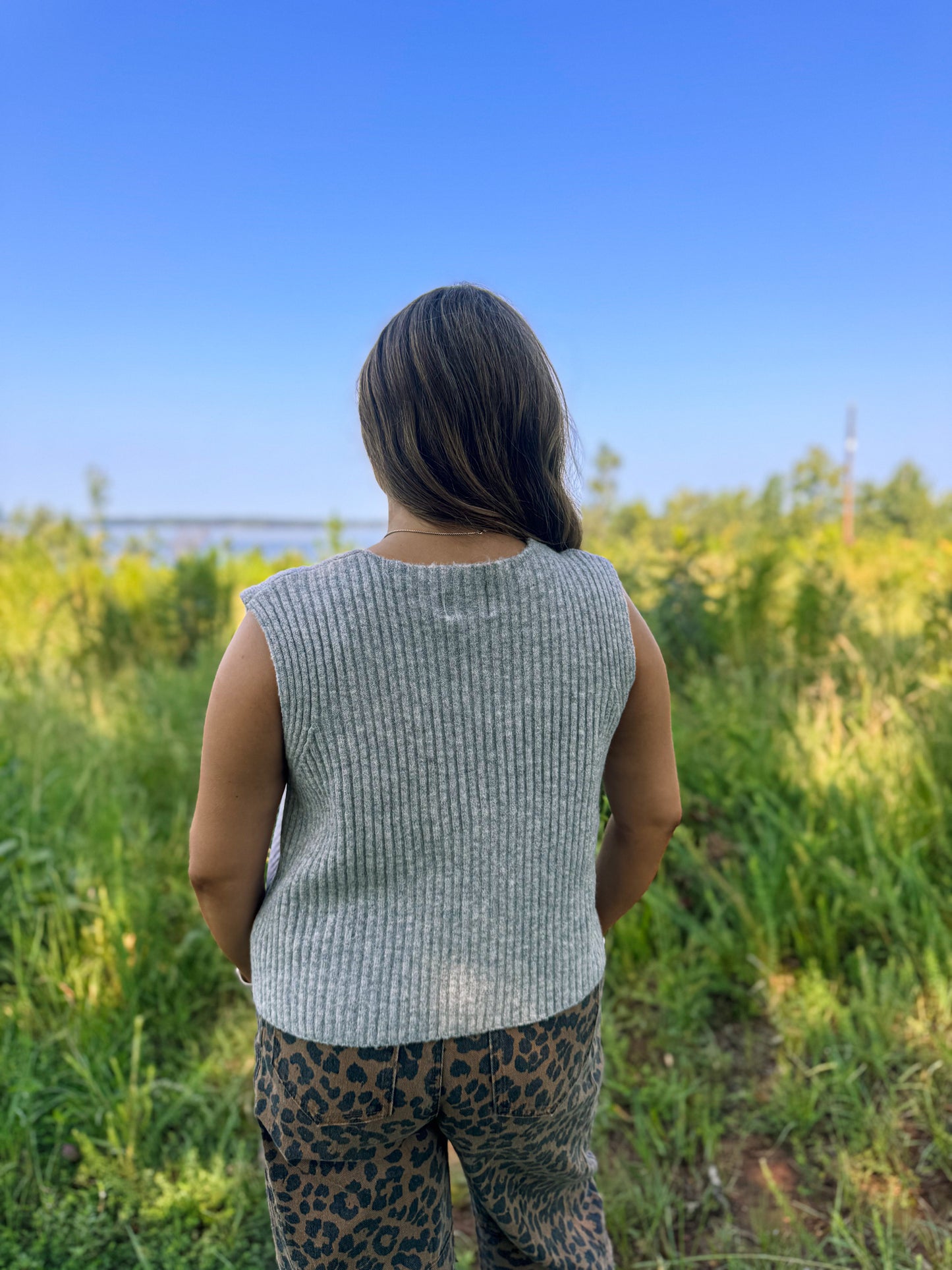 Lani Grey Vest
