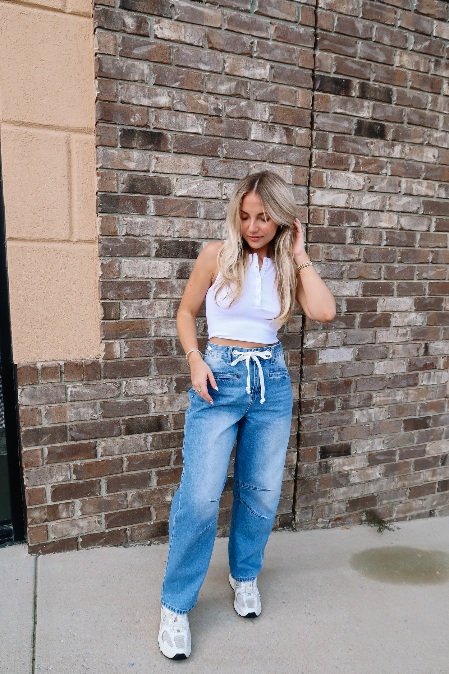 The Drew Drawstring Denim