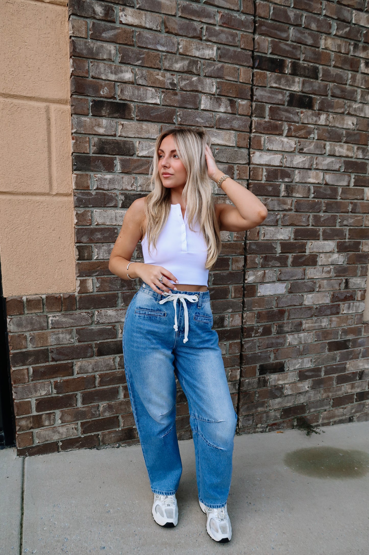 The Drew Drawstring Denim