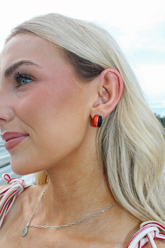 Colorblock Gameday Earrings