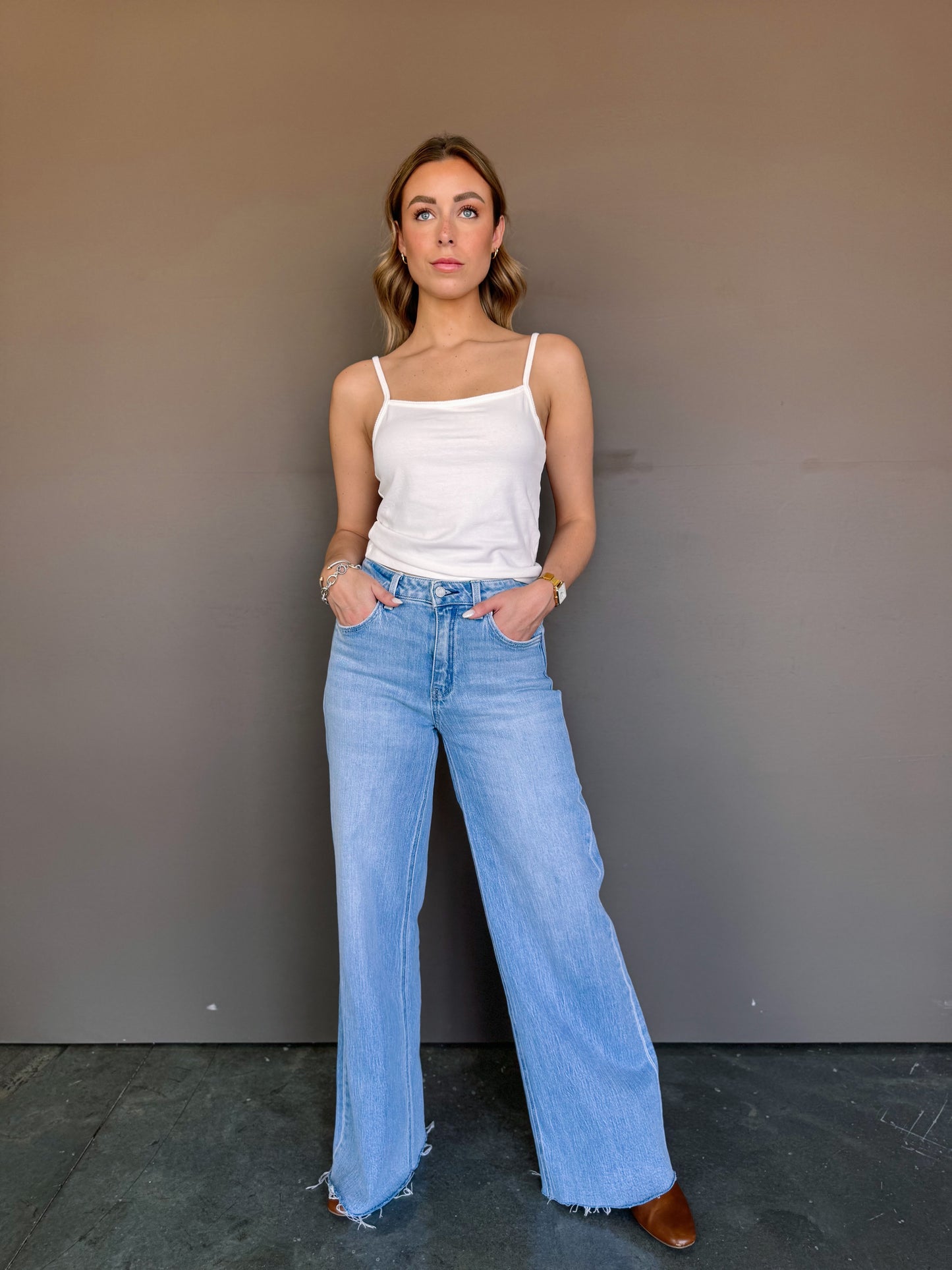 High-Rise Vintage Wide-Leg Jeans